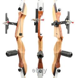 66''68''70'' Recurve Bow Set 14-40lbs Archery Takedown Bow Practice Hunt Shoot