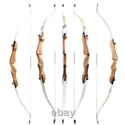 66''68''70'' Recurve Bow Set 14-40lbs Archery Takedown Bow Practice Hunt Shoot