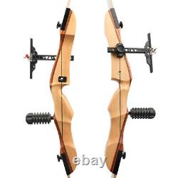 66''68''70'' Recurve Bow Set 14-40lbs Archery Takedown Bow Practice Hunt Shoot