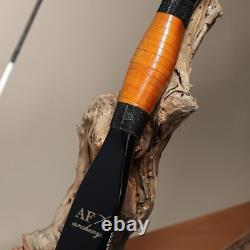 66'' AF Archery Manchu Bow Long Bow Ancient Asiatic Recurve Bow Archery 25-45lbs