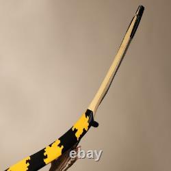 66'' AF Archery Manchu Bow Long Bow Ancient Asiatic Recurve Bow Archery 25-45lbs