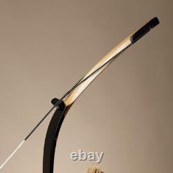 66'' AF Archery Manchu Bow Long Bow Ancient Asiatic Recurve Bow Archery 25-45lbs