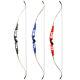 66'' Archery Recurve Bow Kit 20-40lbs Carbon Arrow Ilf Takedown Shooting Target