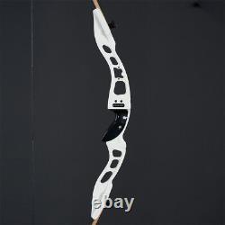 66'' Archery Takedown Recurve Bow Carbon Arrows 20-40lbs Hunting Bow Aluminum