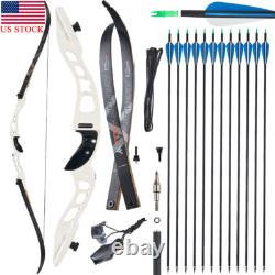 66 Archery Takedown Recurve Bow RH Metal Riser for Competition Training Target