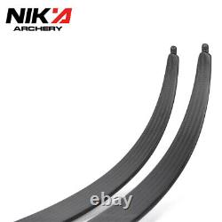 70 Nika N3 20-50LBS Recurve Bow Limbs 55% Carbonfibre Content Bow Accessories