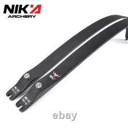 70 Nika N3 20-50LBS Recurve Bow Limbs 55% Carbonfibre Content Bow Accessories