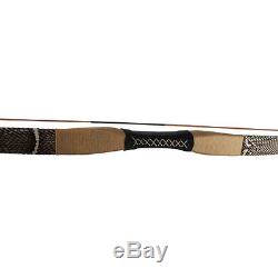 70LB Snakeskin Recurve Bow Longbow Traditional Bow String Archery Hunting