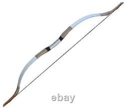 70lbs Archery Mongolian Horsebow Longbow Recurve Bow Hunting Shooting Target-US