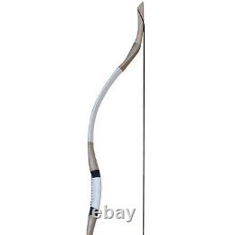 70lbs Archery Mongolian Horsebow Longbow Recurve Bow Hunting Shooting Target-US