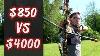 850 Vs 4000 Olympic Archery Recurve Bow Challenge Does Higher Price Mean Better Scores
