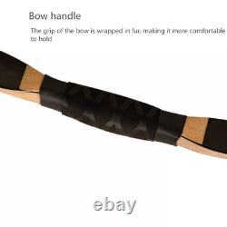 AF 40lbs Tatar Recurve Bow 54 Laminated Traditional Hunting Bow for Adult