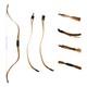 Af 54 Oak Tartar Takedown Recurve Bow 20lb Ambidextrous Traditional Archery