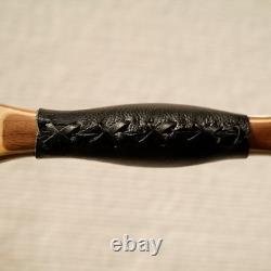 AF 54 Oak Tatar Recurve Bow 45lb Smooth Draw Short Horsebow Ambidextrous