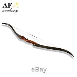 AF 58 Takedown bow 25-55lbs Archery Right Hand Recurve Bow and long bow Hunting