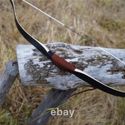 AF Archery 50 Turkish Recurve Bow 20-50lbs Black Traditional Hunting Target Bow