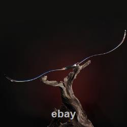 AF Archery 52'' Crimea Tatar Bow Blue Birdseye Maple Recurve Hourse Hunting Bow