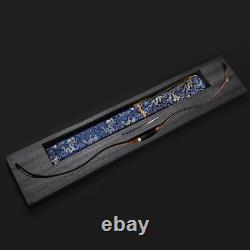AF Archery 52'' Crimea Tatar Bow Blue Birdseye Maple Recurve Hourse Hunting Bow