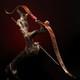 Af Archery 60 Traditional Recurve Bow Chinese Ming Dynasty Bow Short Siyah