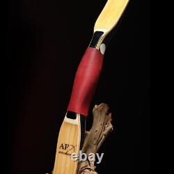 AF Archery 60 Traditional Recurve Bow Chinese Ming Dynasty Bow Short Siyah