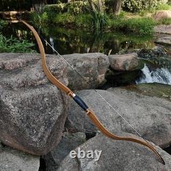 AF Archery Oak Tatar Bow 54 Traditional Recurve Bow Laminated Horse Bow Mounted