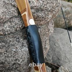 AF Archery Oak Tatar Bow 54 Traditional Recurve Bow Laminated Horse Bow Mounted