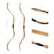Af Archery Oak Tatar Bow 54 Traditional Recurve Bow For Beginners, 25lbs
