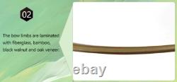 AF Archery Oak Tatar Bow 54 Traditional Recurve Bow for Beginners, 25lbs
