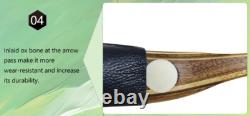 AF Archery Oak Tatar Bow 54 Traditional Recurve Bow for Beginners, 25lbs