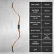 Af Archery Takedow Oak Tatar Bow 54 Traditional Recurve Bow Hunting Bow 45lbs