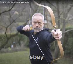 AF Archery Tatar Bow 54 Traditional Recurve Bow Laminated Horseback Bow, 40lbs