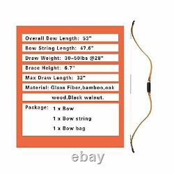 AF Archery Tatar Bow Recurve Bow Horsebow 53 Archery 30LB