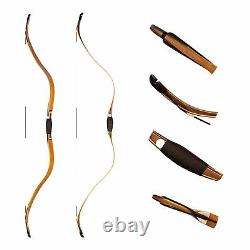 AF Archery Tatar Bow Recurve Bow Horsebow 53 Archery 45lbs Oak