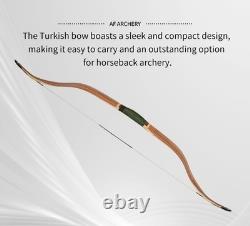 AF Archery Traditional 50 Turkish Horsebow Bamboo Ash Wood Recurve Bow 25-45lbs