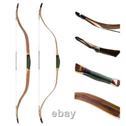 AF Archery Traditional 50in Recurve Bow Turkish Style Wooden Horse Bow 30lbs