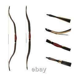 AF Black QueYue 51 Recurve Bow 40lb Traditional Handmade Laminated Horse Bow