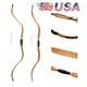 Af Oak Tatar Traditional Recurve Bow 54 20-50lb Ambidextrous Horseback Archery