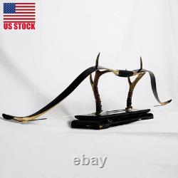 AF Tartar Recurve Bow 54 40lb Black Polished Traditional Horse Archery