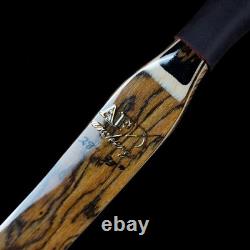 AF Tatar Recurve Bow 54 20-60lb Gold Sandalwood Maple Bamboo Traditional