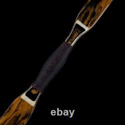 AF Tatar Recurve Bow 54 20-60lb Gold Sandalwood Maple Bamboo Traditional