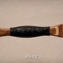 AF Traditional Oak Tatar Recurve Short Bow 54 20-50lb Fiberglass Ambidextrous