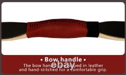AF Traditional Turkish Bow 50 Wooden Recurve Hunting Bow for Adult 50lbs