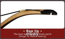 AF Traditional Turkish Bow 50 Wooden Recurve Hunting Bow for Adult 50lbs