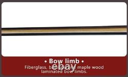 AF Traditional Turkish Bow 50 Wooden Recurve Hunting Bow for Adult 50lbs