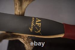 AF Turkish Horseback Recurve Bow 51 45lb Ambidextrous Handmade Black Bow
