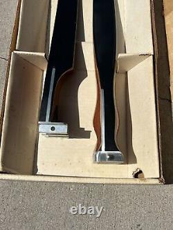 AS-IS RARE Ben Pearson 2-Piece RECURVE BOW Takedown SIGNATURE RH 7330 Bow w Box