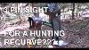 Adding A Sight To A Hunting Recurve Bow