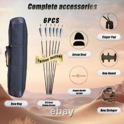 Adult Hunting Recurve Bow 30lbs. 60 Takedown Archery Kit