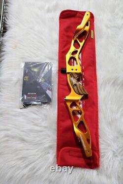 Akusta 25 Tenbris CNC Recurve Riser / Right Hand / Golden Orange