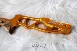 Akusta 25 Tenbris CNC Recurve Riser / Right Hand / Golden Orange